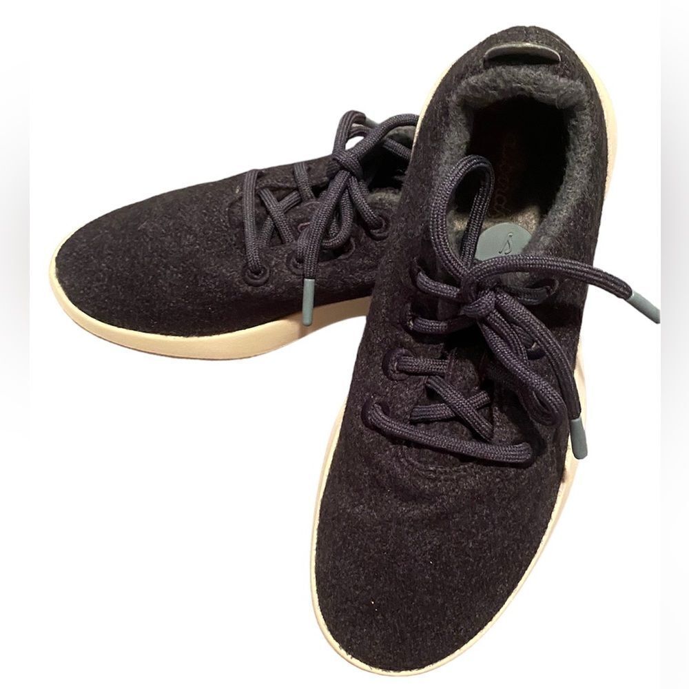 Allbirds Wool Running Shoe Size 9W Natural White Soles